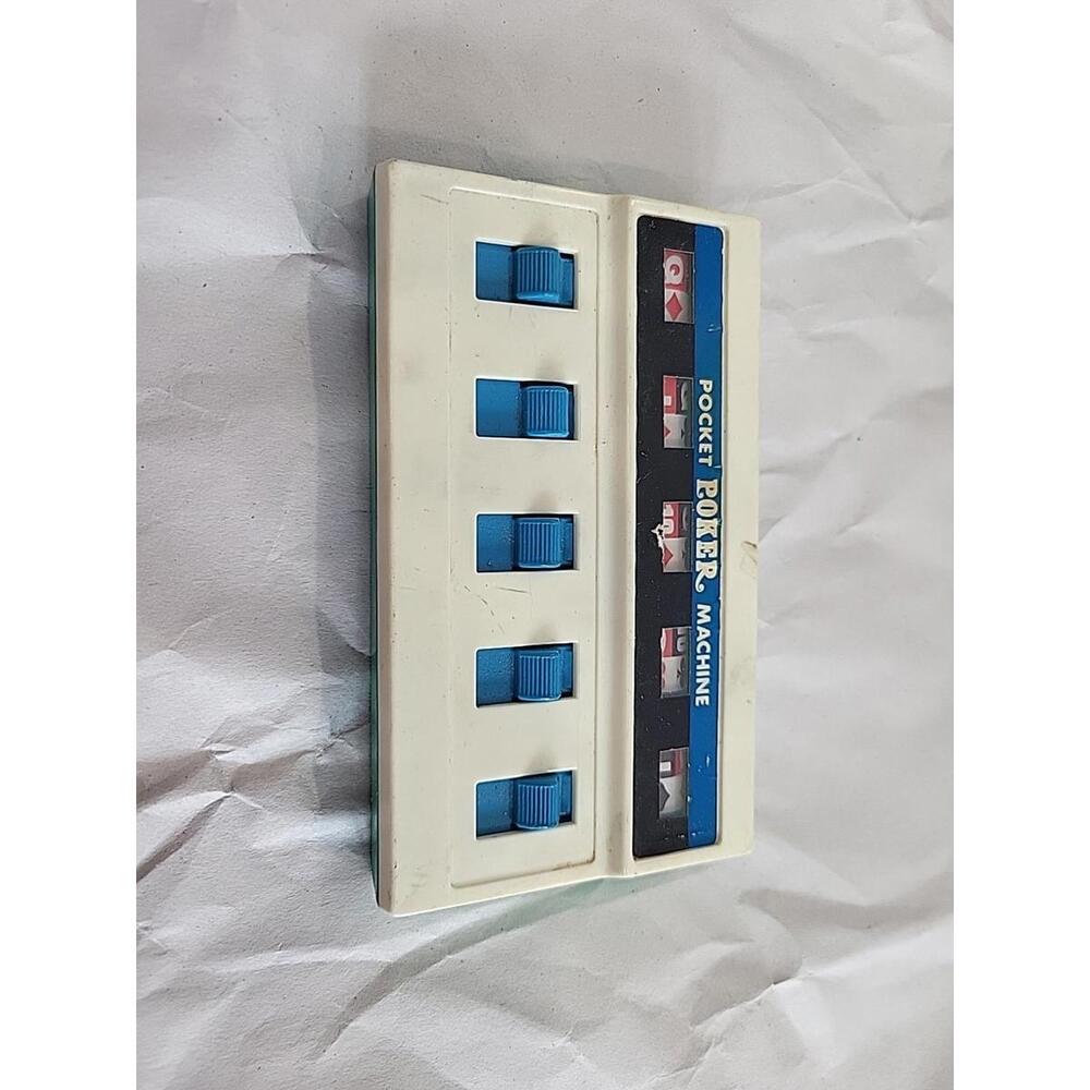 Pocketeers Poker Machine Game By Tomy 1976 Vintage Retro 1970's Classic Toy